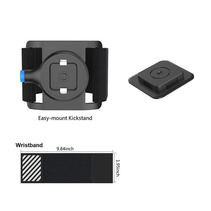 Clip Téléphone Avec Lumière LED Et Objectif Macro - Filetage 17/37 Mm - Compatible Smartphones 50-90 Mm