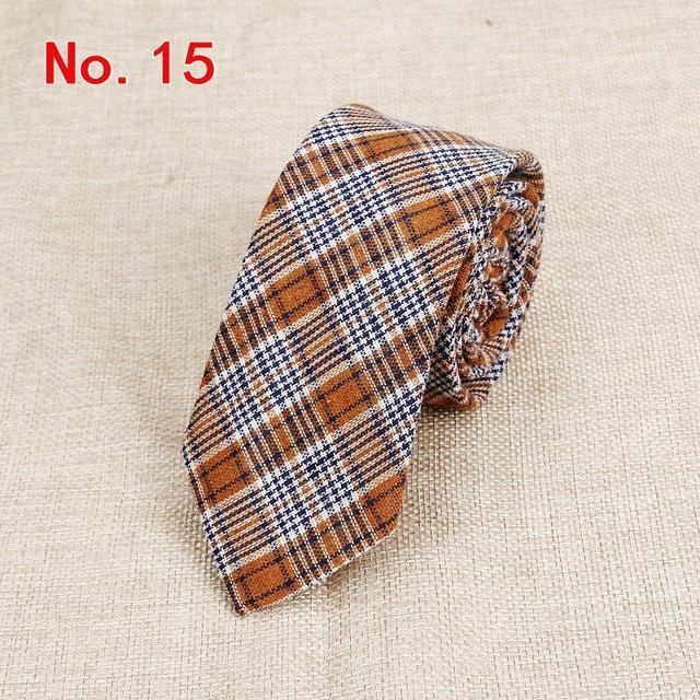 Cravate de chien,17--Cravate De Style Japonais Pour Femmes, Plaid