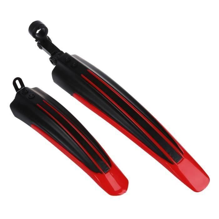 Set De Garde-Boue Universels Pour Vélo Route/VTT – Noirs (Avant + Arrière)