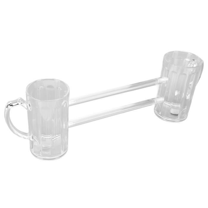 Chope à Bière Transparente "Best Of Indochine" Avec Poignée - 400 Ml - Cadeau Original Pour Fans De Musique - 6
