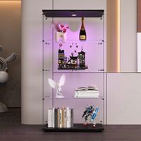 NMCXO Vitrine En Verre Pour Collection-Meuble Vitrine Avec