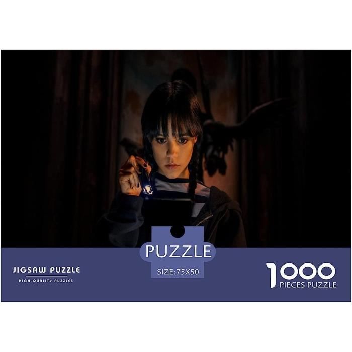 Mercredi Addams 1000 Pièces Goth Puzzle Grand Format Pour Adultes