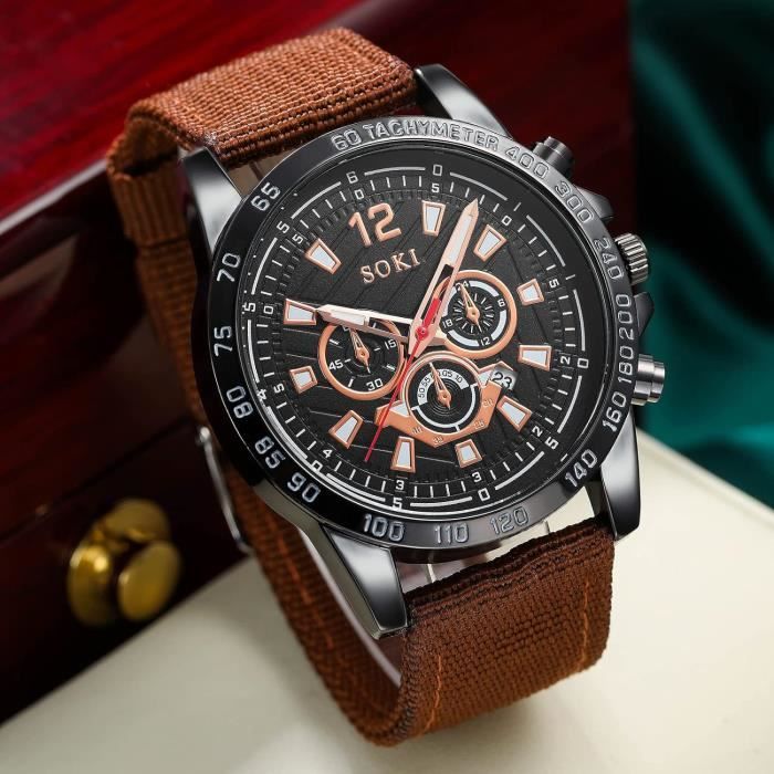 Montre Homme Militaire USF 9185 - Occasion Fonctionnelle - Verre Avec Usure
