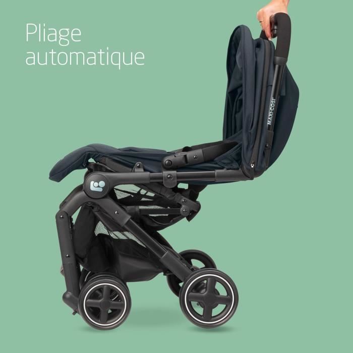 Bébé Confort Gia Poussette tout-terrain avec assise confortable, Pliage  compact, de la naissance à 4 ans environ (0-22 kg), habillage pluie et  grand
