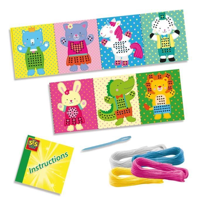 SES CREATIVE J’apprends à broder des personnages - Cdiscount Jeux - Jouets