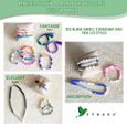 FYNARO® Kit Perles Heishi –  5000 Pièces - Fabrication de Bijoux en Perles Plates 6 mm (Bracelets / Colliers / Bijou de Téléphone)-2