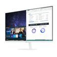Ecran PC - Samsung Smart Monitor M5 - LS32AM501NU - 32’’ FHD - Dalle VA - Blanc-2