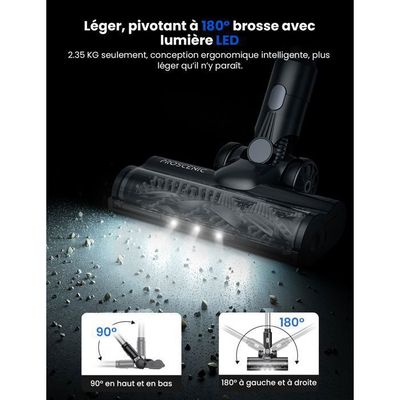 Accu 18650 Vu00e9ritable Proscenic P8 Max P8 Plus P8 Trojan