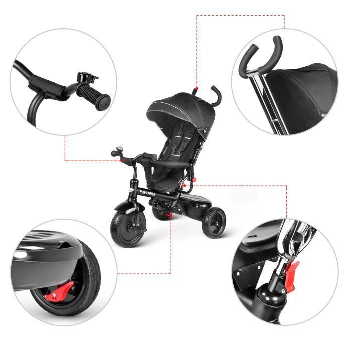 Besrey 4 en 1 tricycle evolutif poussette vélo walker hotsell
