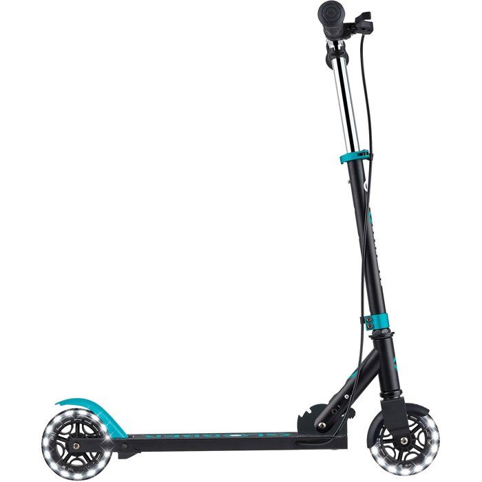 GLOBBER Flow Element Trottinette 2 Roues – Aluminium, Pliable, Guidon 4 Positions (80-95 Cm), Roues 125 Mm, Poids Max 100 Kg, Dès 5 Ans