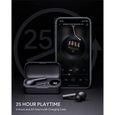 AUKEY Écouteurs Bluetooth 5 sans Fil Stéréo Oreillettes, 25 Heures d'Autonomie avec Étui de Chargement, Contrôle Tactile,-3