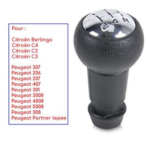 Levier De Vitesse + Manchette Compatible Citroën C3 M MODECAR - Référence 2403AR