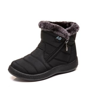 Bottines D'hiver Pour Femme 2025 - Plateforme, Talon Carré 3 Cm, Confortables, à Enfiler, Pour Un Style Casual