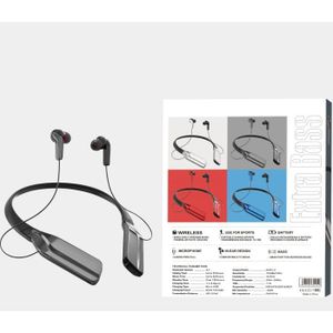 Casque Bluetooth, Brillsten, Pliable, Son Stéréo, Micro Intégré, Autonomie 20H, Noir