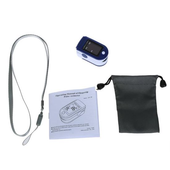 Generic Oxymètre de doigt médical, équipement de pouls, SPO2 PR, moniteur  de fréquence cardiaque, Saturation en oxygène dans le sang à prix pas cher