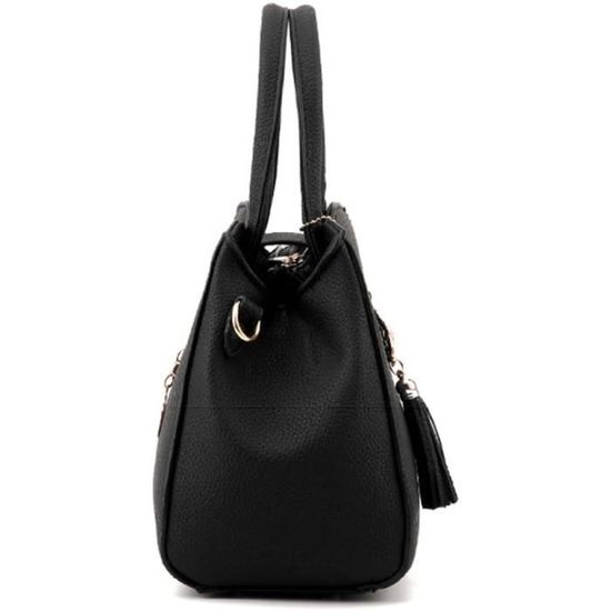 Pour femme Sac de plage /à double utilisation Sac de voyage en bandouli/ère Camphiking/® Sac /à main rond en paille