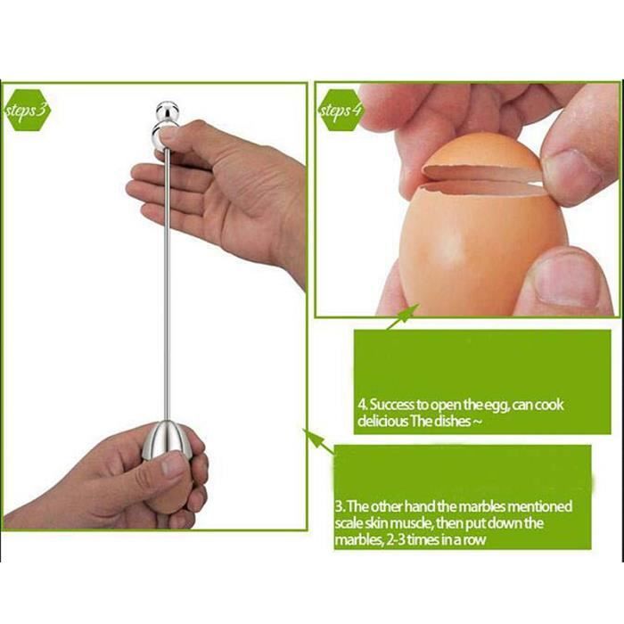 Coupe-œuf En Acier Inoxydable - Trancheur à œufs Durs, Fruits Et Légumes, Outil De Cuisine Pratique