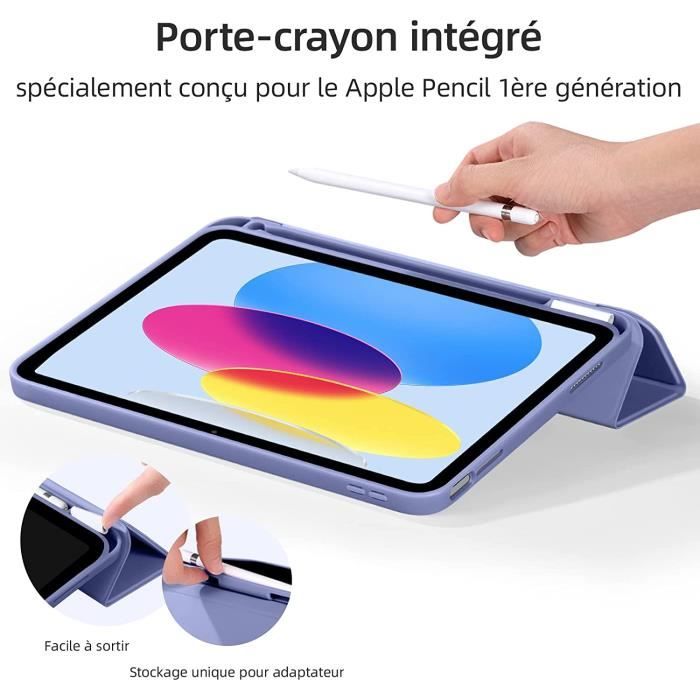 Coque pour iPad 10ème Génération 2022, Housse Étui arrière