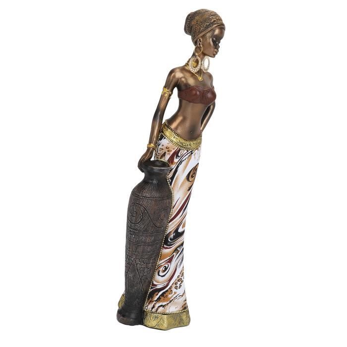Statue de tambour africain Sculpture africaine pour la maison