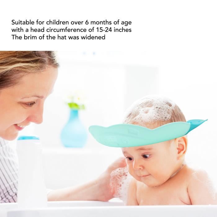Drfeify Bonnet de douche bébé enfant 2Pcs, imperméable et à oreilles  souples - Cdiscount Puériculture & Eveil bébé