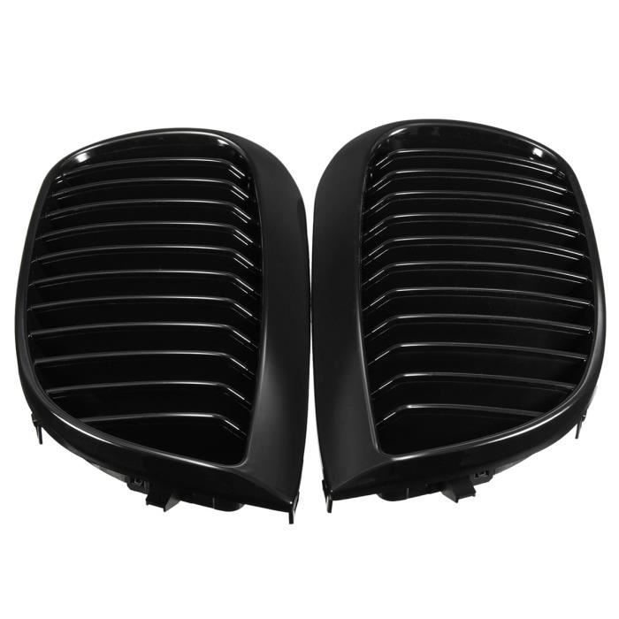 Calandre Noir Mat Pour BMW Série 1 E81 E82 E87 E88 – Grille Avant Sportive, ABS Robuste, Look Authentique & Agressif