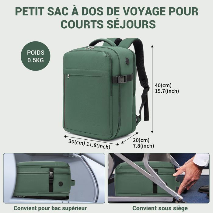 Sac De Week-end Cabine Highbury – Approuvé Avion – Homme/Femme – Motif Carreaux – Neuf