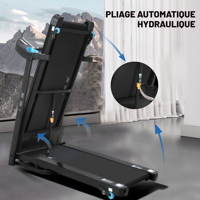 ISE Tapis de Course Pliable Electrique, Tapis Roulant Moteur 750W