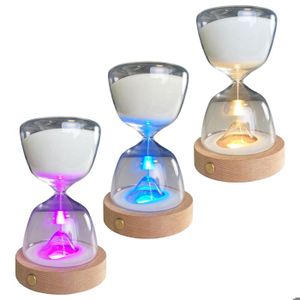 Sabliers Décoratifs En Bois Et Verre – Lot De 2, Minuterie 5 Minutes – Pour Cuisine, Bureau, Décoration Intérieure