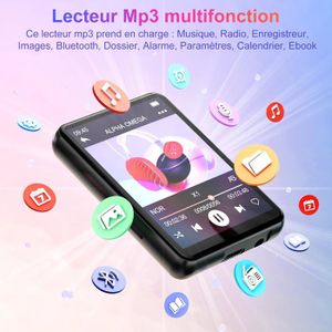 Lecteur MP3 Bluetooth 128 Go - Écran Tactile 2,4", Hi-Fi, Radio, Enregistreur - Avec Casque Et Coque