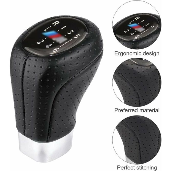 Pommeau De Levier De Vitesse En Cuir, 6 Vitesses, ... - Grandado