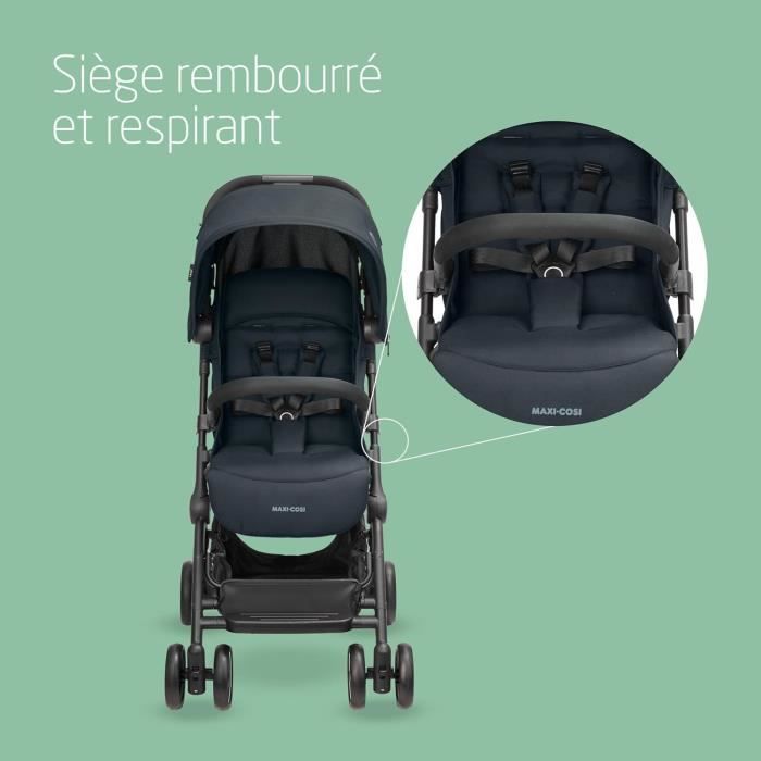 MAXI-COSI Poussette canne ultra compacte Lara 2, de la naissance à