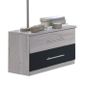 Lot De 2 Tables De Chevets Imitation Chene Blanc 52 X 38 X 40 Cm