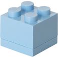 LEGO - 40111736 - AMEUBLEMENT ET DÉCORATION - Boîte Miniature - Bleu Clair - 4 Plots-0
