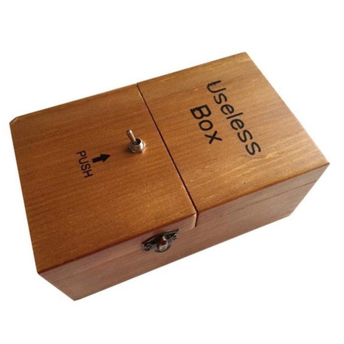 Boite Inutile Tout Seul Entierement Surprise Cadeau Pour Anniversaire Fete Bois Cdiscount Jeux Jouets