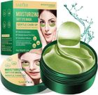 BRAND 60 Pcs Patch yeux collagene et acide hyaluronique anti cernes et poches,Anti-Âge Améliorer Les Rides et Ridules poche sous les yeux