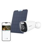 Reolink Caméra de Surveillance 4K 8MP 2,4/5GHz WiFi Batterie,Détection Intelligente,Vision Nocturne Couleur,+Panneau Solaire