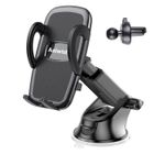 AAIWTD Support Téléphone Voiture Tableau de Bord [3 en 1] Rotation 360° Universel Support Portable Voiture Ventouse pour Pare-Brise