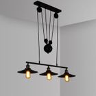 BRAND MOGOD Lampe Industrielle Suspension - Triple Piattino