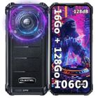 OUKITEL WP36 Smartphone Robuste - 10600mAh - Haut-parleur 128dB - 128Go/jusqu'à 1To - 6.52" - IP68 Téléphone Double Sim 4G/NFC/GPS