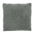 THEDECOFACTORY Coussin aspect laine extra-doux gris 40x40