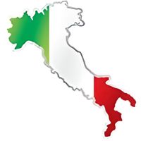 Autocollant sticker drapeau italie italien carte moto voiture adhesif