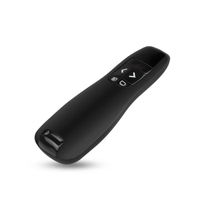 Stylo pointeur de présentateur sans fil 2.4Ghz, USB, Laser rouge, télécommande portative R400 pour présentation [23145E7]