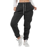 Pantalon De Jogging Femme Hiver Polaire - Taille Haute, Cordon Réglable, Poches, Pour Running, Fitness, Décontracté