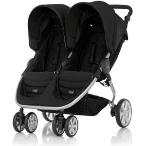 poussette double compacte au pliage