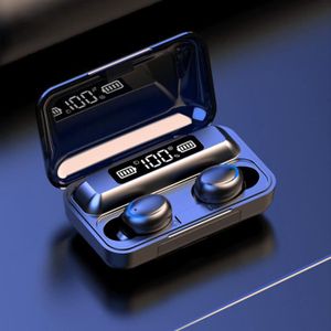 CASQUE - ÉCOUTEURS Écouteurs Bluetooth - F9-5 - Noir - Sans fil - Étanche