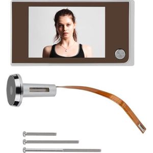 smartwares judas de porte video avec ecran 3 5 pouces vd27 cdiscount bricolage