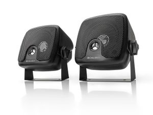 2 Haut-parleurs Tweeter Voiture 500W - Petit Format Carré, Haute Sensibilité, Facile à Installer