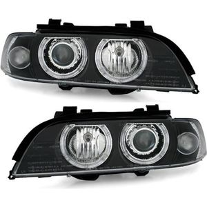 PHARES - OPTIQUES 2 FEUX PHARE AVANT ANGEL EYES BMW SERIE 5 E39 PHAS