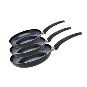 Set De 3 Poêles Fagor Alutherm - 18, 20, 24 Cm, Antiadhésives, Induction