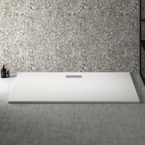 Siko Receveur de douche rectangulaire Stone 160x90 cm marbre coulé,  Graphite (SIKOSTONE16090SG) - Livea Sanitaire